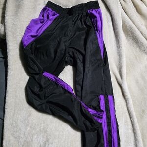 Weissman Black and Purple Kids Joggers